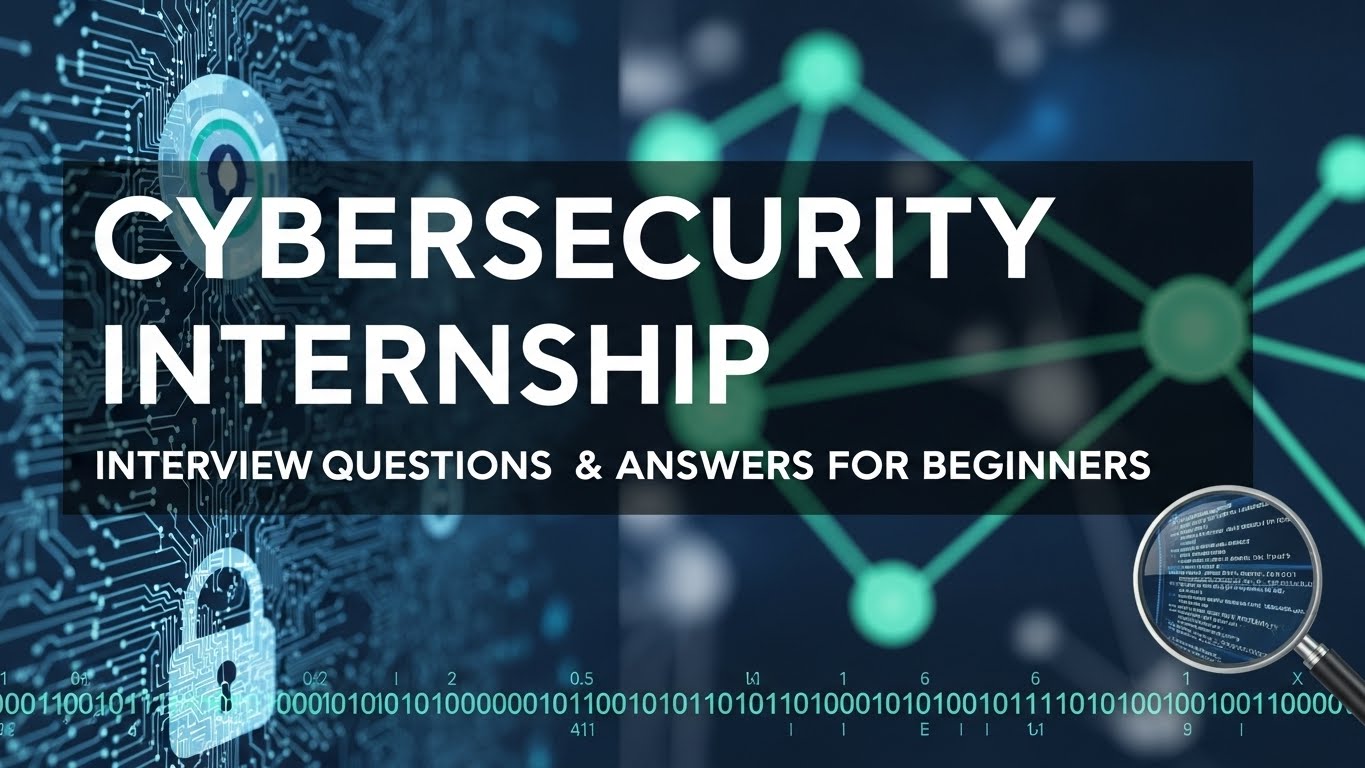 cybersecurity internship interview questions